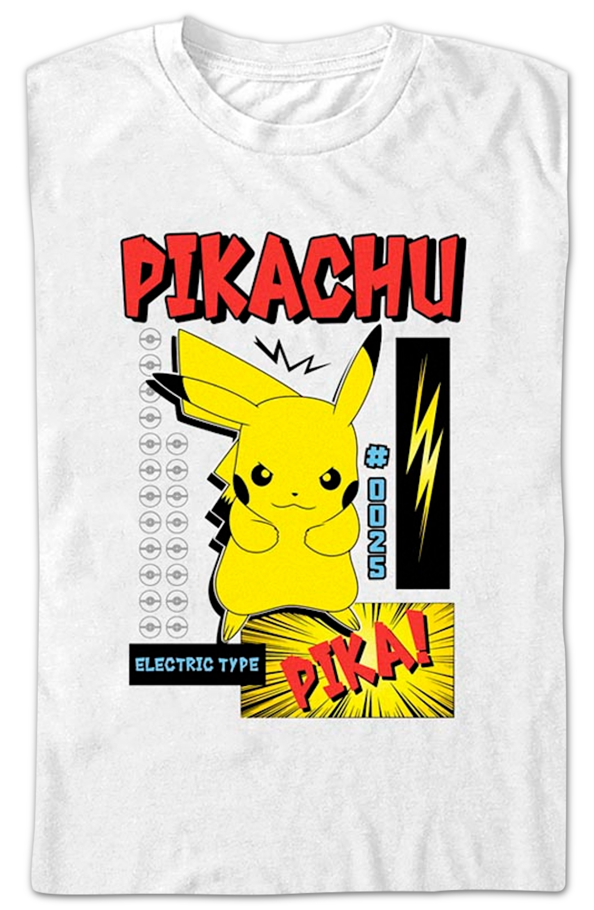 Pikachu Electric Type Pokemon T-Shirt