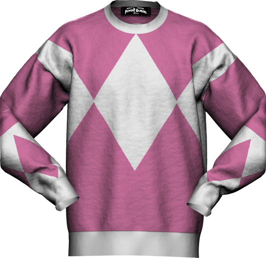 Pink Ranger Mighty Morphin Power Rangers Knitted Sweater