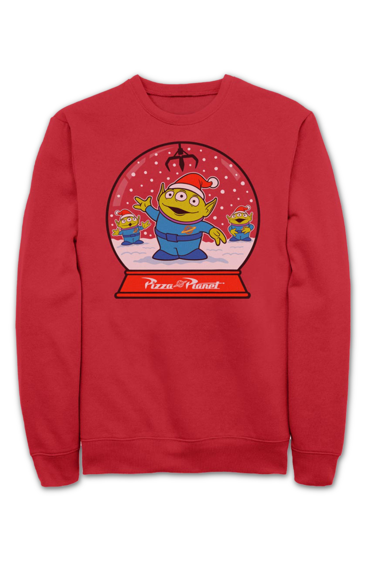 Pizza Planet Snow Globe Toy Story Sweatshirt