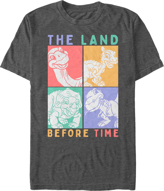 Pop Art Dinosaurs Land Before Time T-Shirt