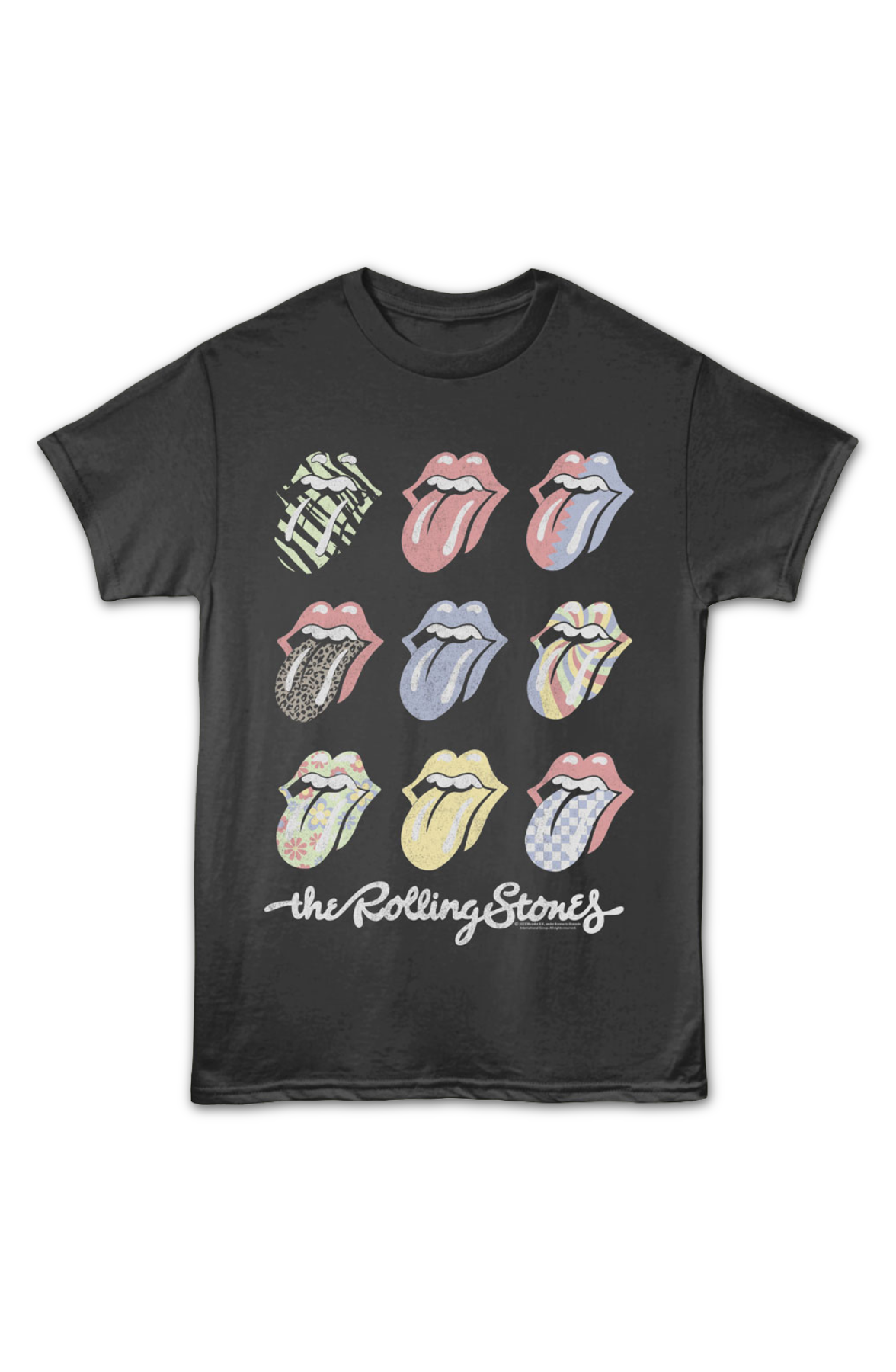 Pop Art Tongues Rolling Stones T-Shirt