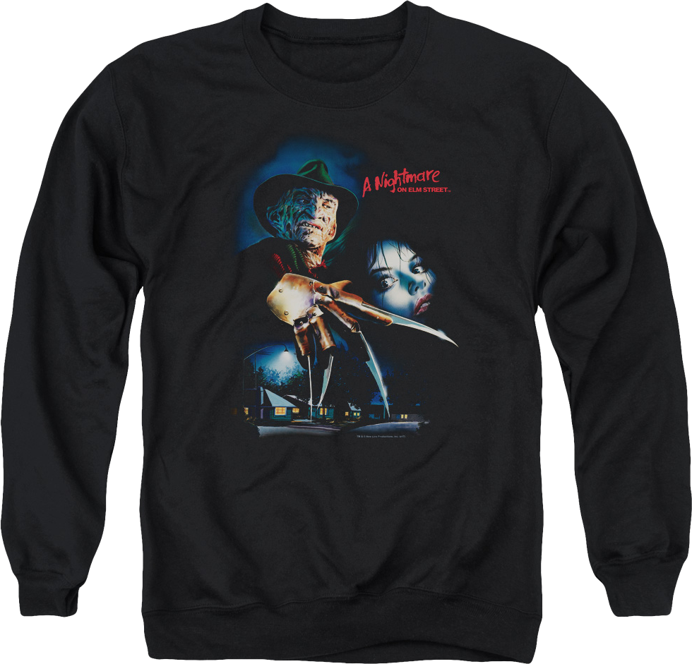 Poster Nightmare On Elm Street Sweatshirt