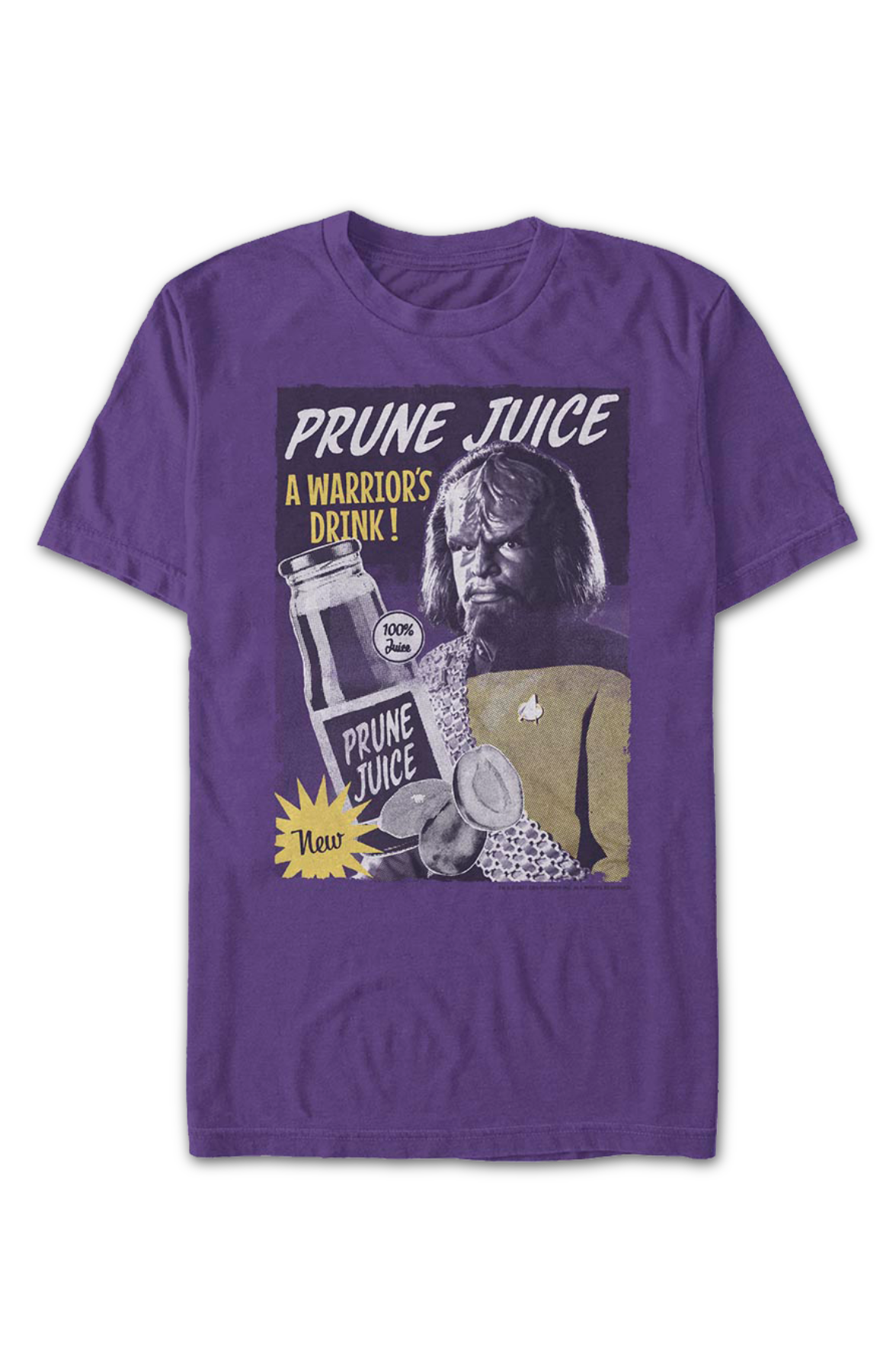 Prune Juice A Warrior's Drink Star Trek The Next Generation T-Shirt