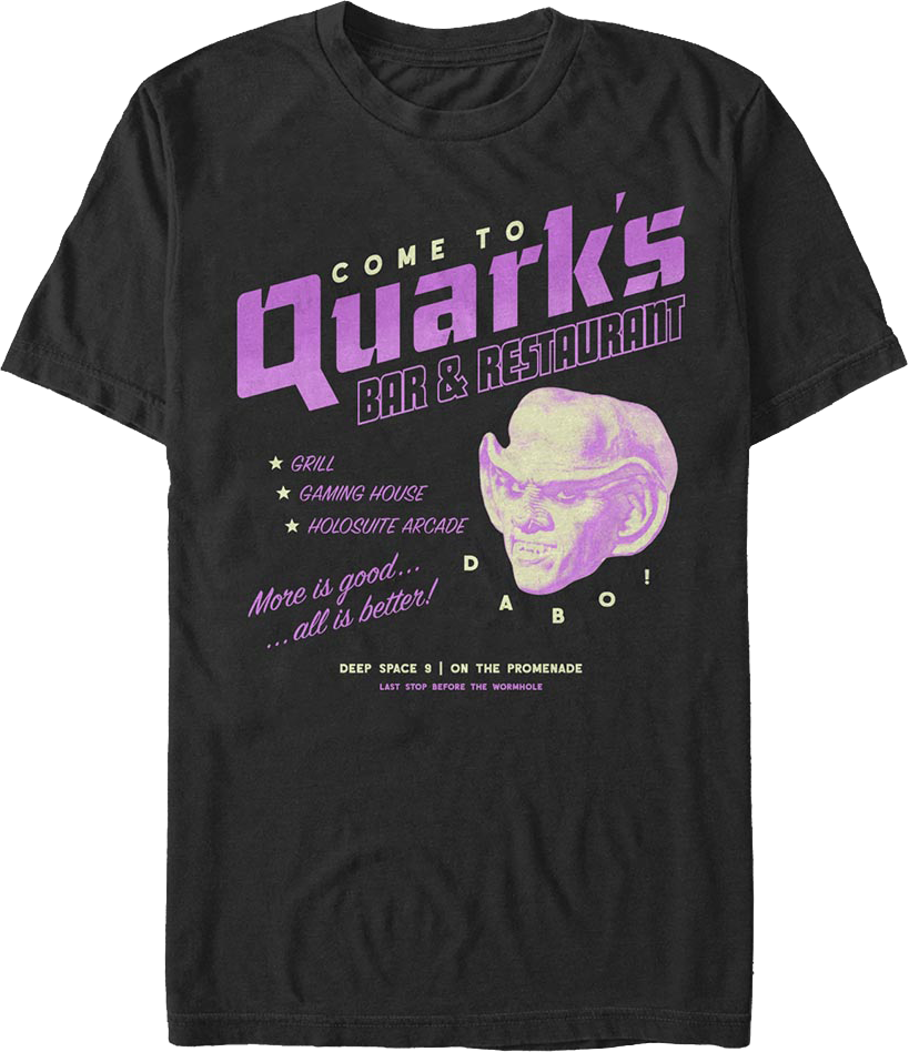 Quark's Bar & Restaurant Star Trek: Deep Space Nine T-Shirt