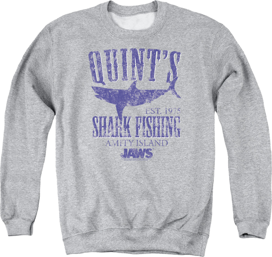 Quint's Shark Fishing Jaws Sweatshirt