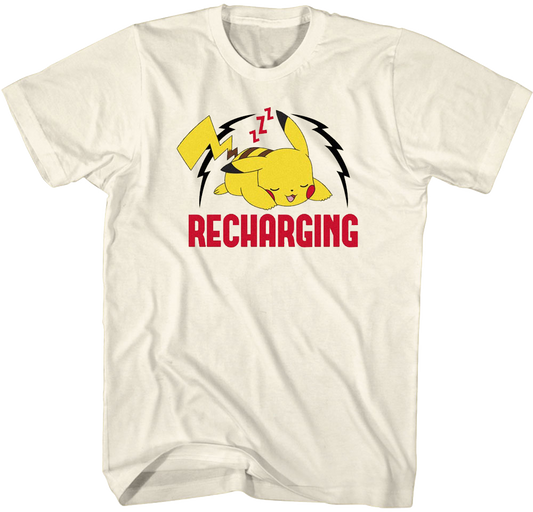 Recharging Pokemon T-Shirt