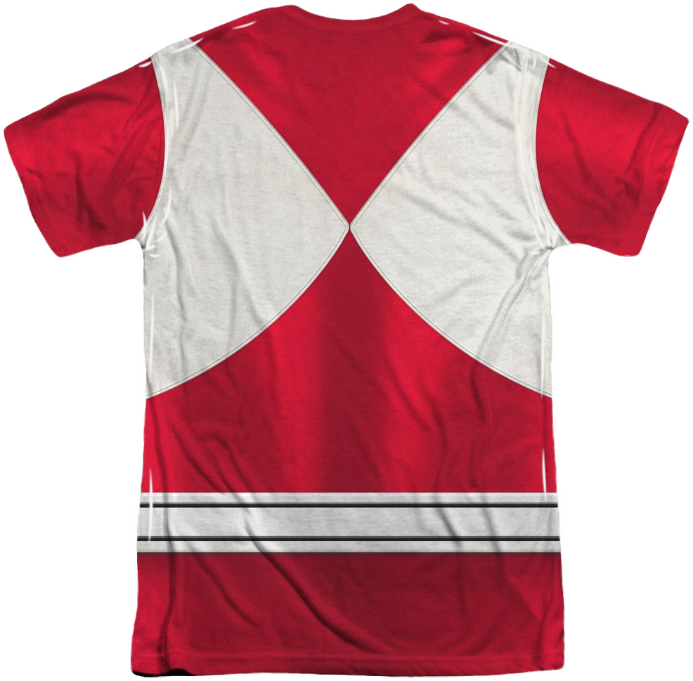 Red Ranger Sublimation Costume Shirt