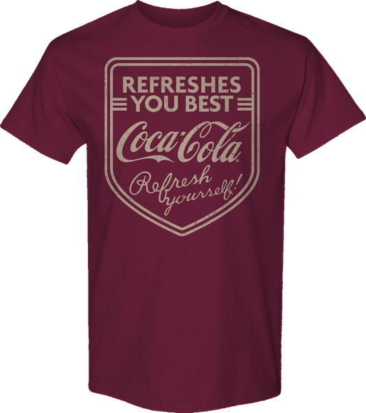 Refreshes You Best Coca-Cola T-Shirt