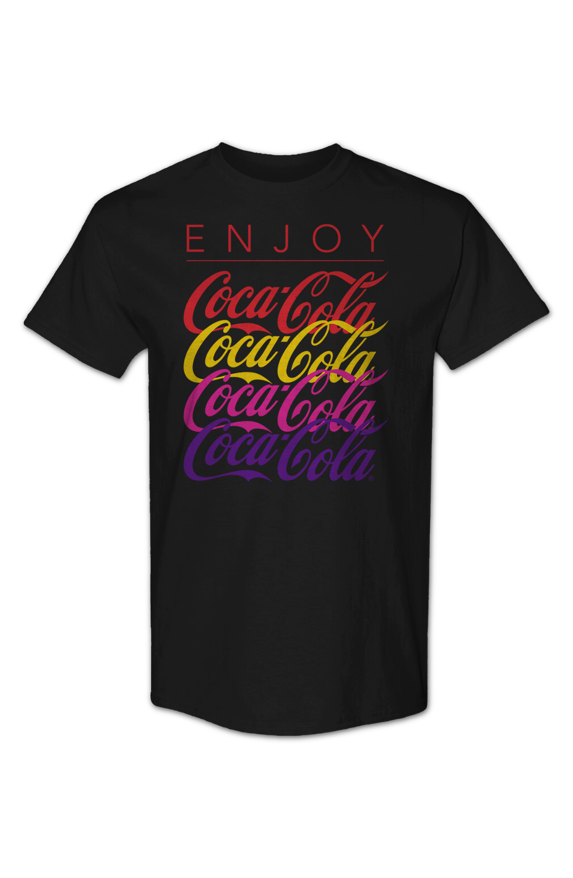 Repeating Logo Enjoy Coca-Cola T-Shirt