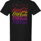 Repeating Logo Enjoy Coca-Cola T-Shirt