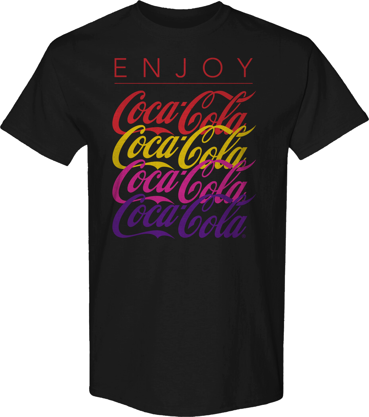 Repeating Logo Enjoy Coca-Cola T-Shirt