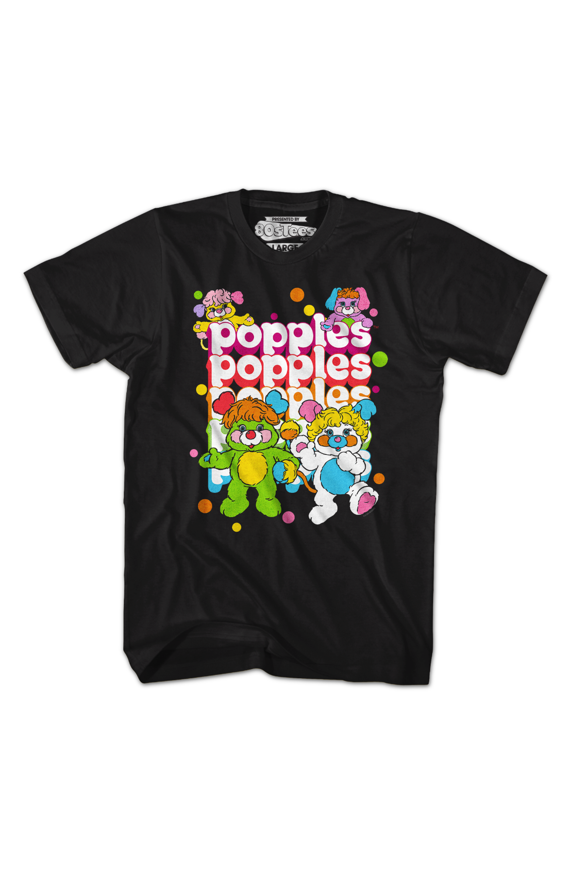 Repeating Logo Popples T-Shirt