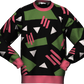 Retro 80s Shapes Knitted Sweater