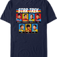 Retro Cast Table Star Trek T-Shirt