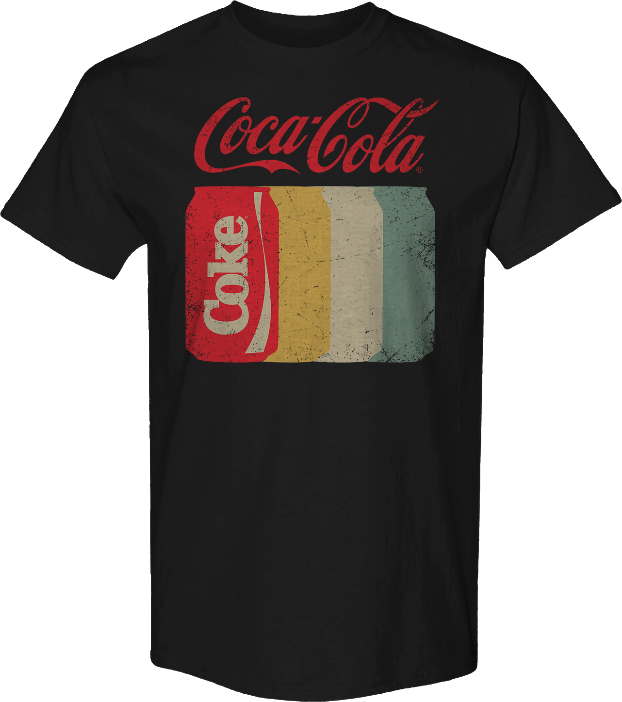 Retro Coke Can Reverberation Coca-Cola T-Shirt