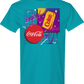 Retro Gridlines Enjoy Coca-Cola T-Shirt