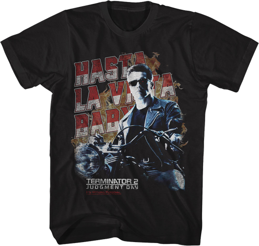 Retro Hasta La Vista Baby Terminator 2: Judgment Day T-Shirt
