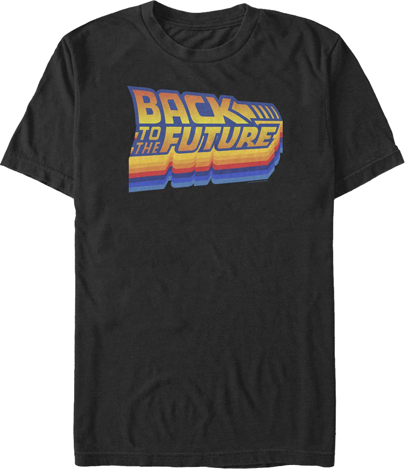 Retro New Wave Logo Back To The Future T-Shirt