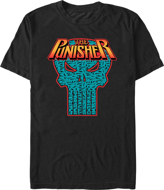 Retro Punisher Skull Marvel Comics T-Shirt