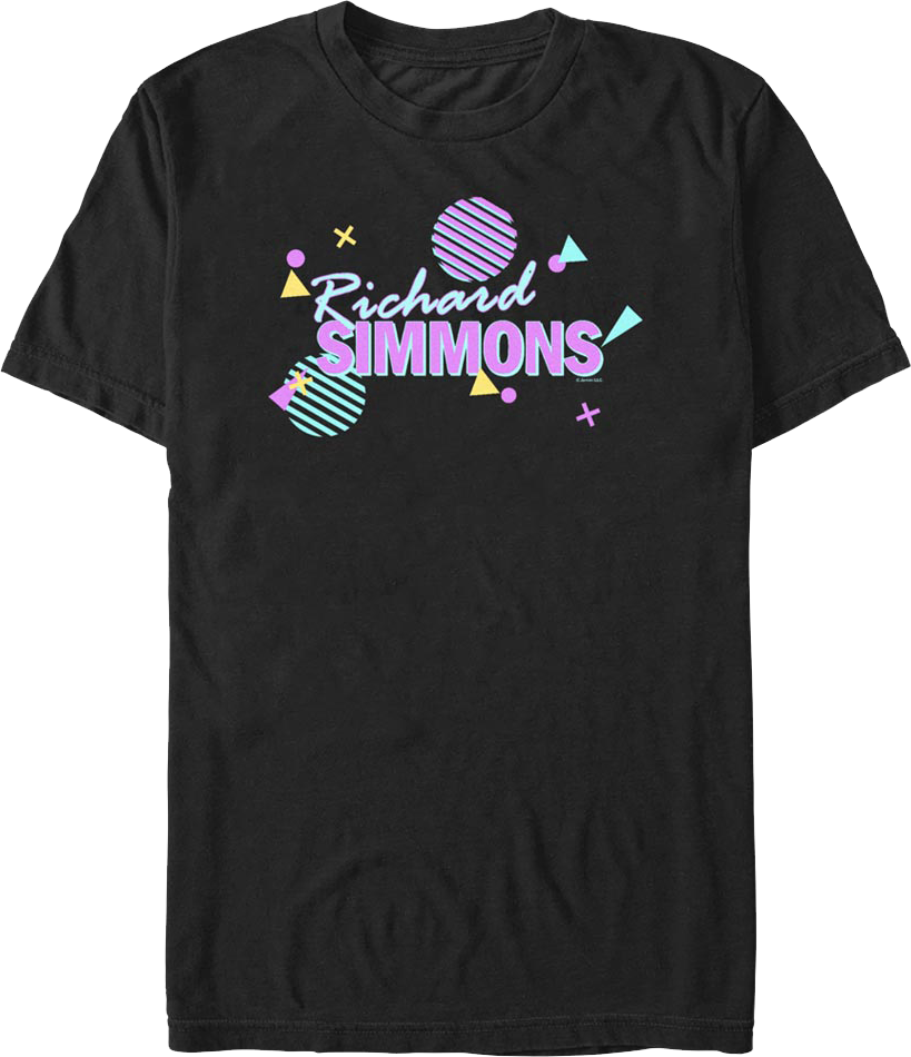 Retro Shapes Richard Simmons T-Shirt