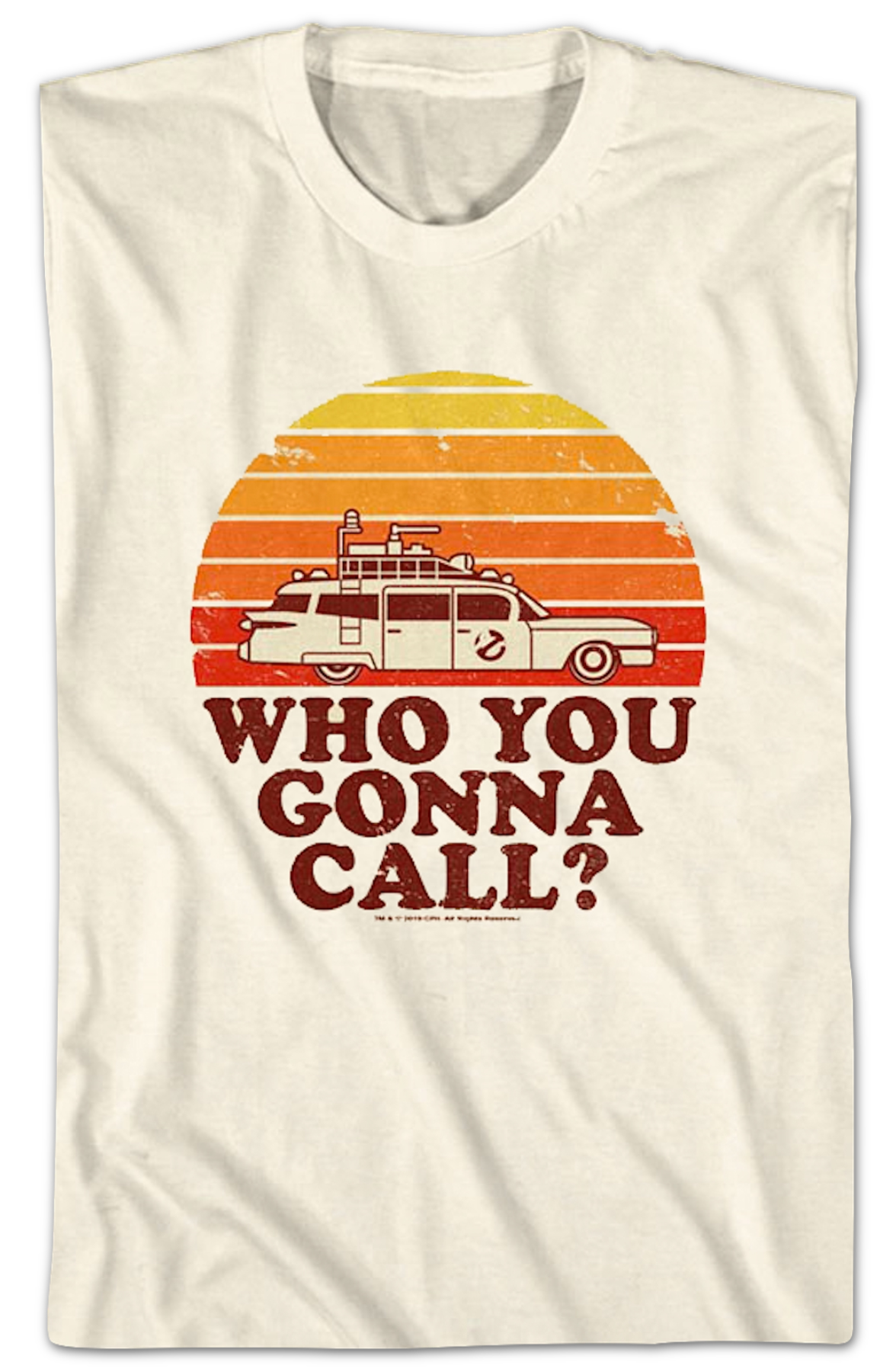 Retro Sunset Ghostbusters T-Shirt