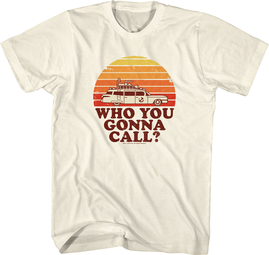 Retro Sunset Ghostbusters T-Shirt