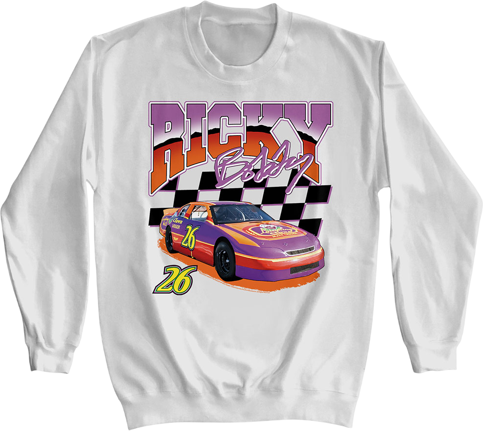 Ricky Bobby Checkered Flag Talladega Nights Sweatshirt