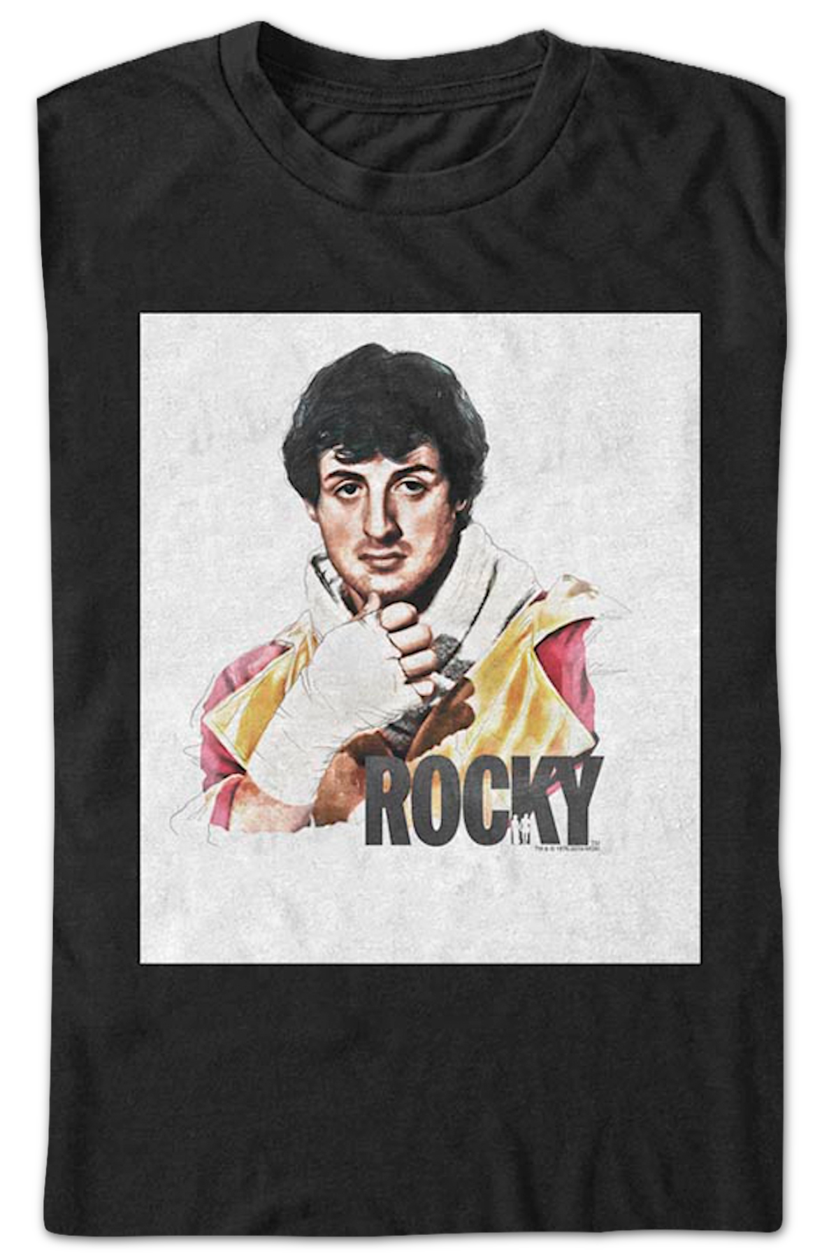 Rocky Balboa Sketch Rocky T-Shirt