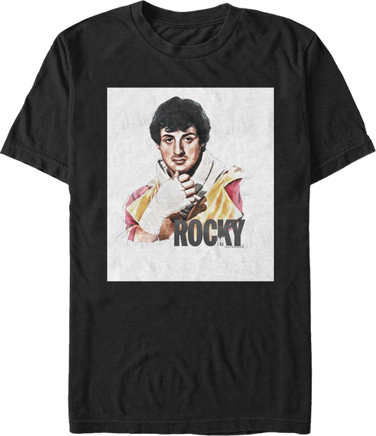 Rocky Balboa Sketch Rocky T-Shirt