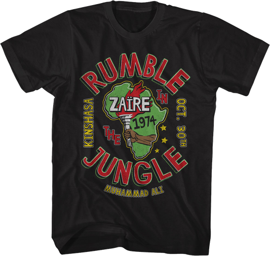 Rumble In The Jungle 1974 Muhammad Ali T-Shirt