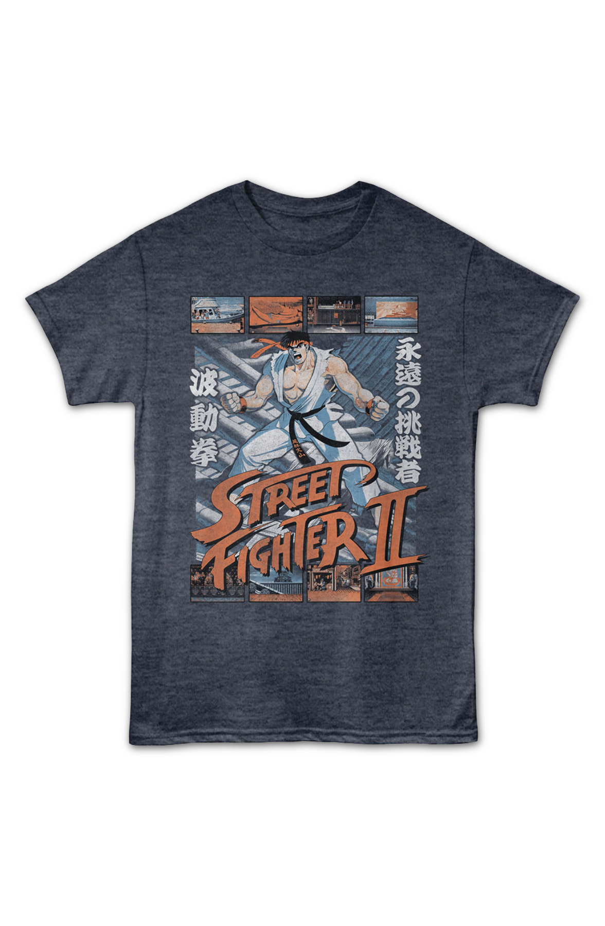 Ryu Fight Scenes Street Fighter II T-Shirt