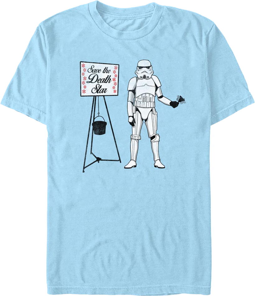 Save The Death Star Stormtrooper Bell Ringer Star Wars T-Shirt