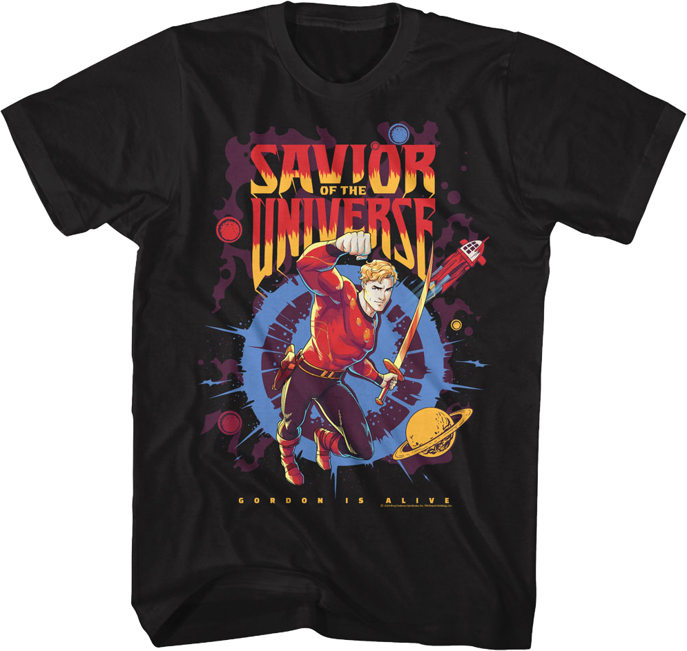 Savior Of The Universe Flash Gordon T-Shirt