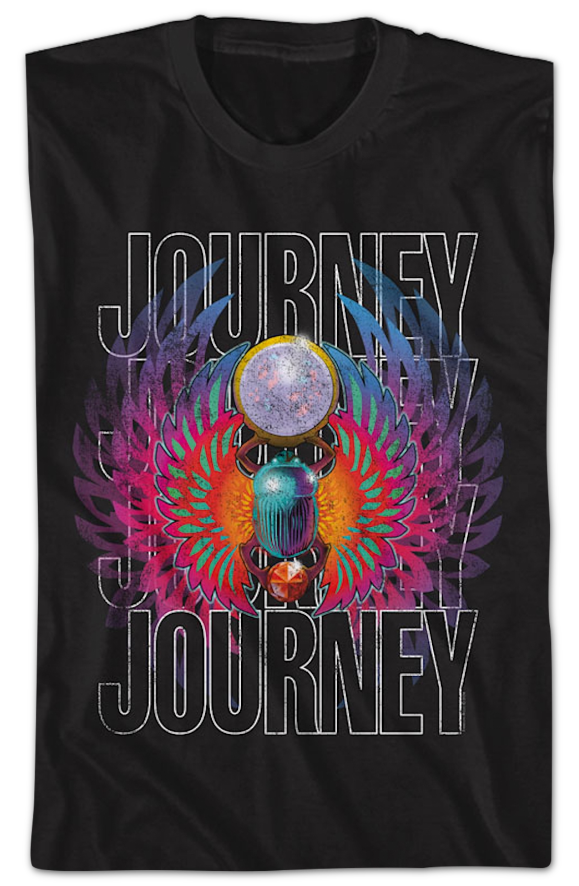Scarab Beetle In Motion Journey T-Shirt