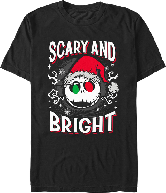 Scary And Bright Nightmare Before Christmas T-Shirt