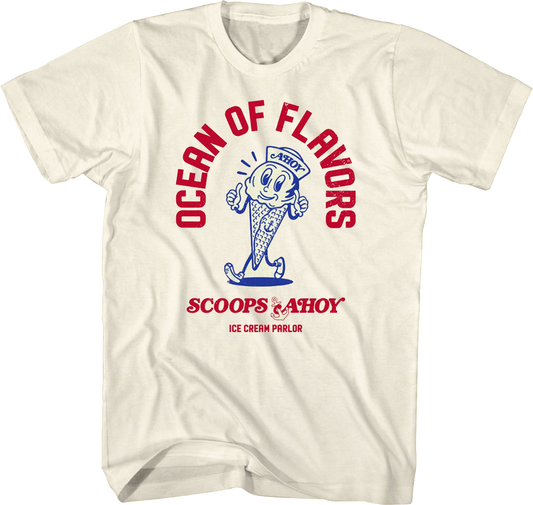Scoops Ahoy Ocean Of Flavors Stranger Things T-Shirt