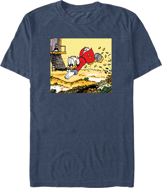 Scrooge McDuck's Money Vault Dive DuckTales T-Shirt