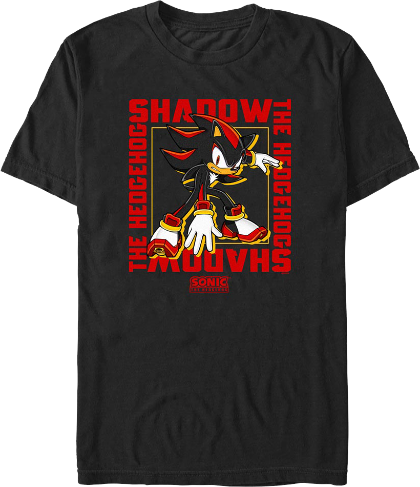 Shadow Frame Sonic The Hedgehog T-Shirt