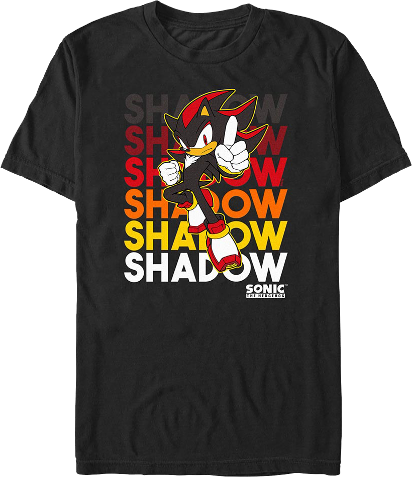 Shadow Sonic The Hedgehog T-Shirt