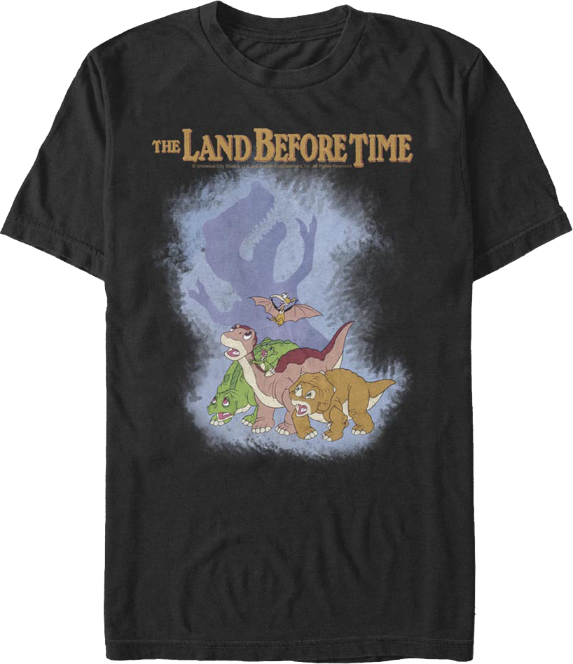 Sharptooth Shadow Land Before Time T-Shirt