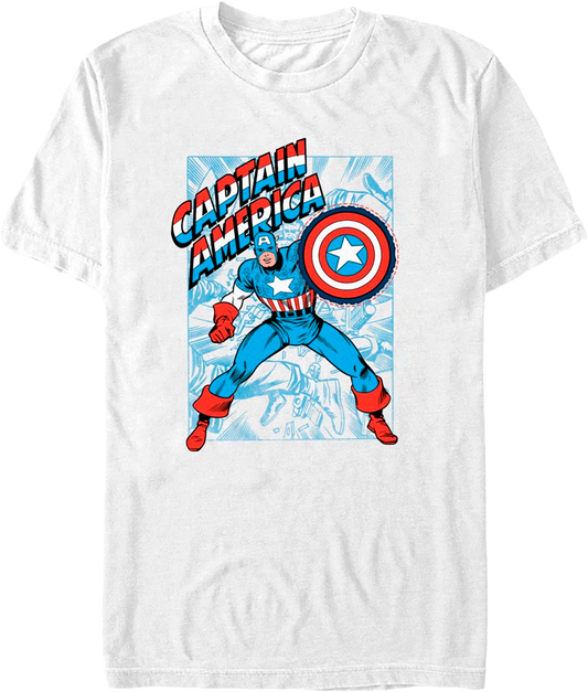 Shielded Captain America Marvel Comics T-Shirt