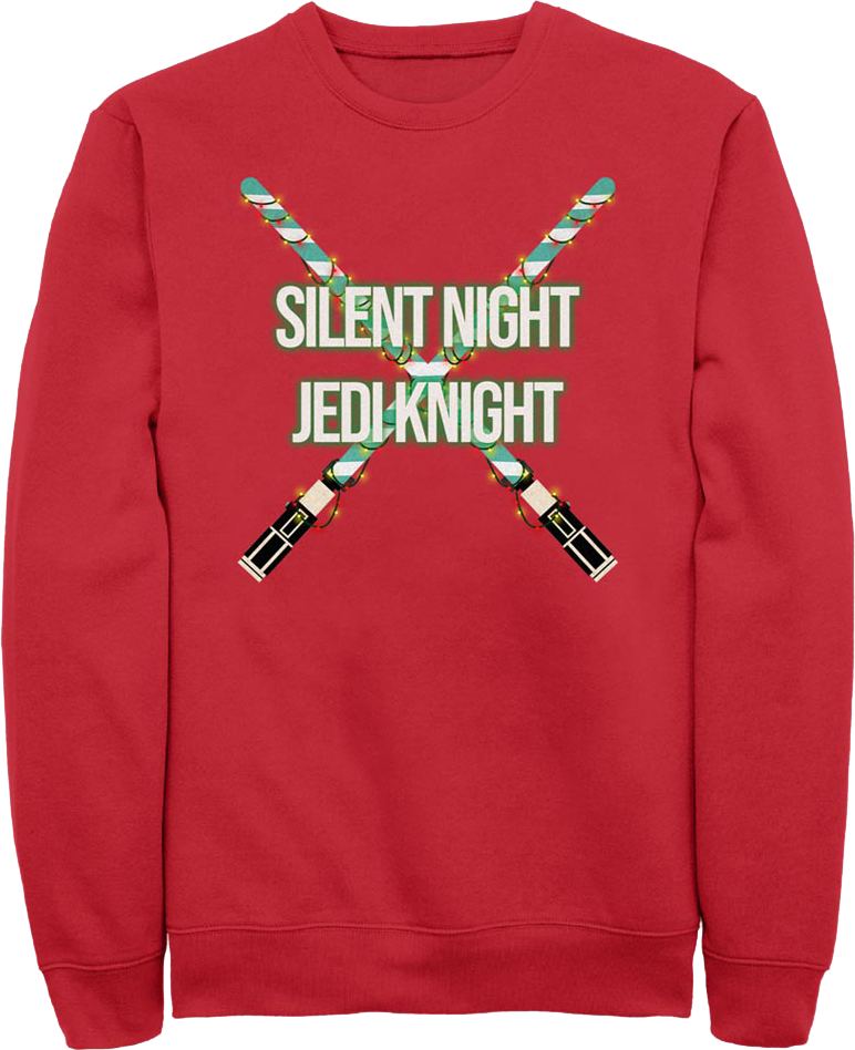 Silent Night Jedi Knight Star Wars Sweatshirt