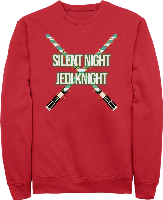 Silent Night Jedi Knight Star Wars Sweatshirt