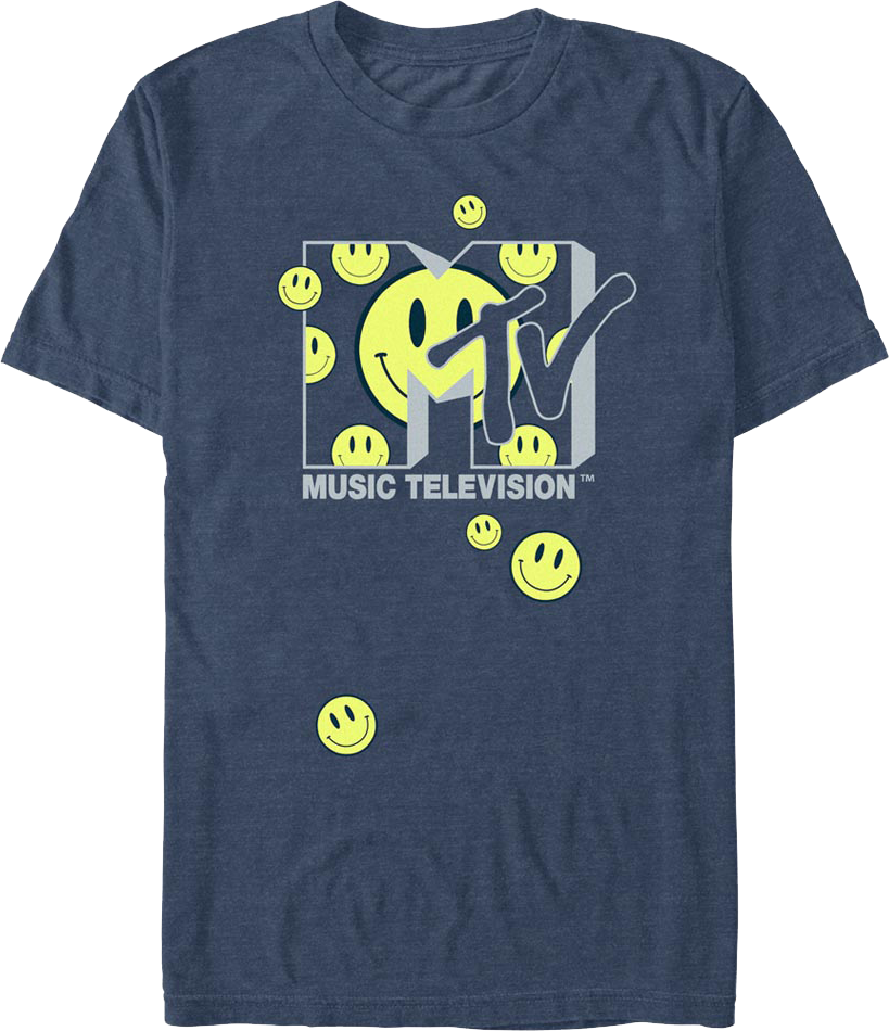 Smiley Face Logo MTV Shirt