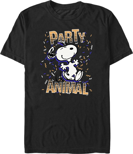 Snoopy Party Animal Peanuts T-Shirt