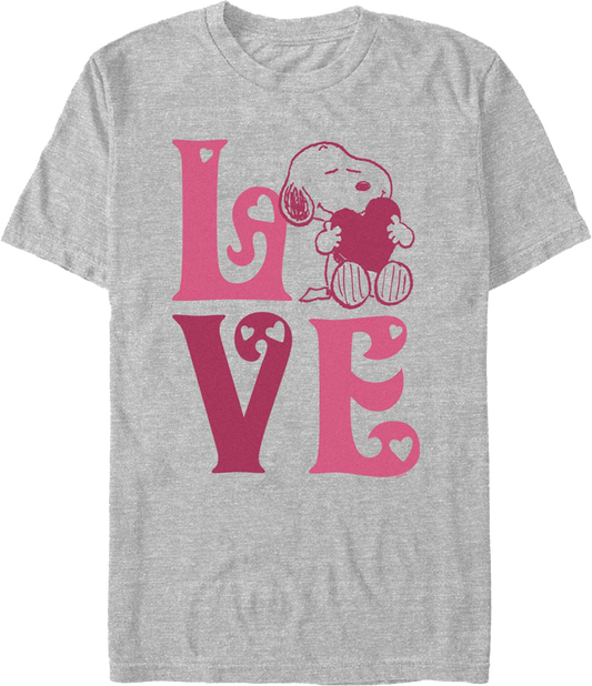 Snoopy Puppy Love Peanuts T-Shirt