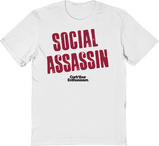 Social Assassin Curb Your Enthusiasm T-Shirt