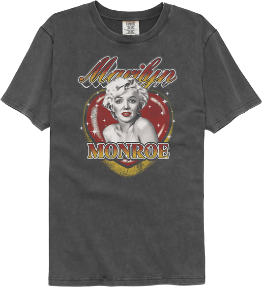 Sparkling Heart Marilyn Monroe Comfort Colors Blend T-Shirt