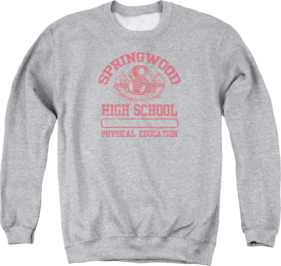 Springwood High School Nightmare On Elm Street Sweatshirt