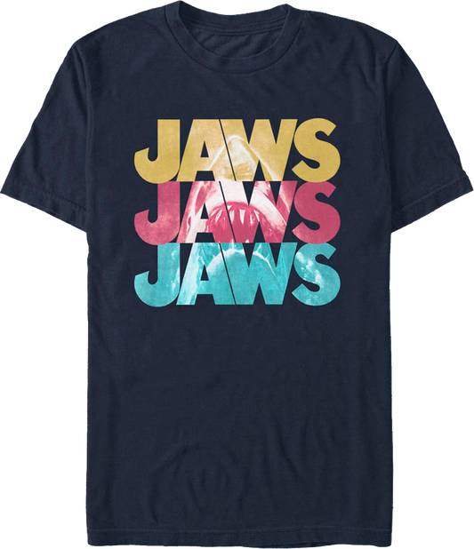 Stacked Logo Jaws T-Shirt